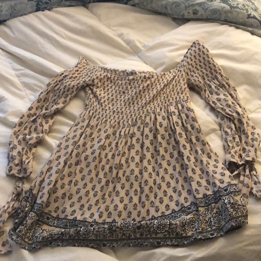 Bohemian off the shoulder blouse-Nordstrom’s!